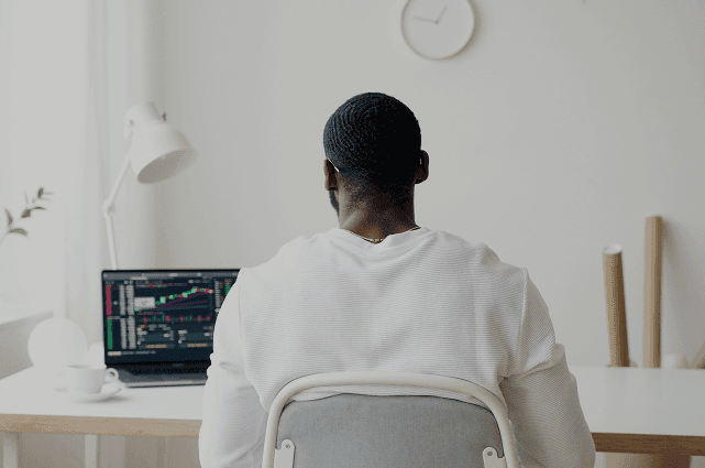 Woman looking at phone with excitement